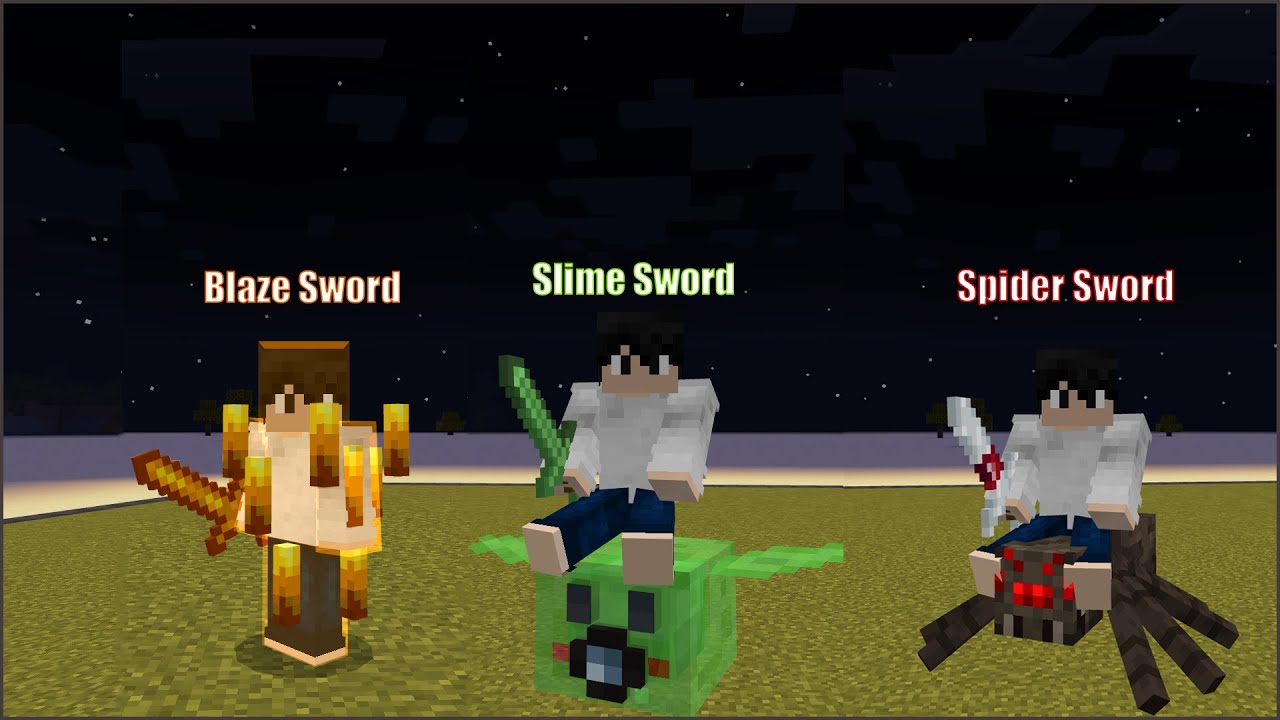 Swords and more Swords - Add-On (Outdated video) / Minecraft Bedrock 1.19.X  